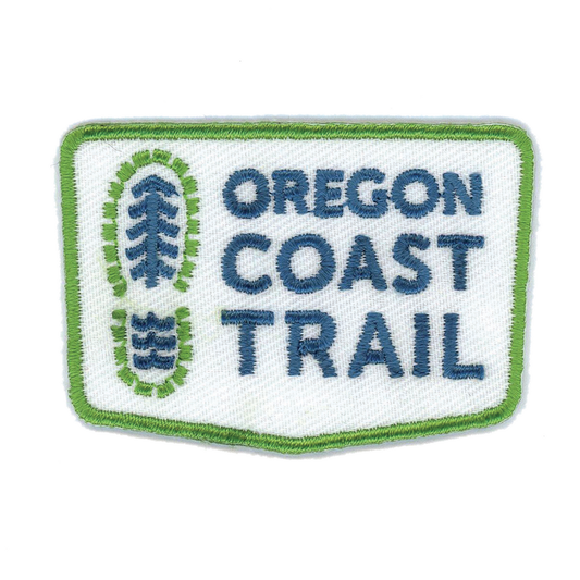 Oregon Coast Trail Logo 3" Iron-On Patch