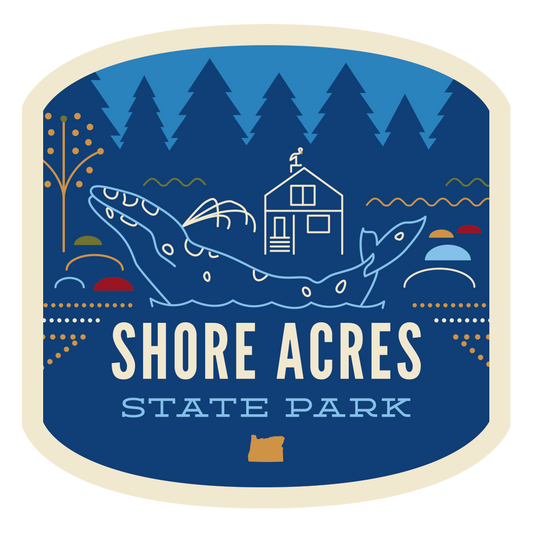 Shore Acres Holiday 3" Sticker