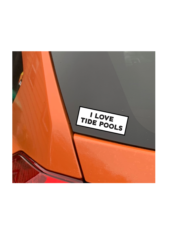 I LOVE TIDE POOLS Vinyl Sticker