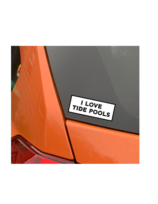 I LOVE TIDE POOLS Vinyl Sticker – The Oregon Coast Visitors Association